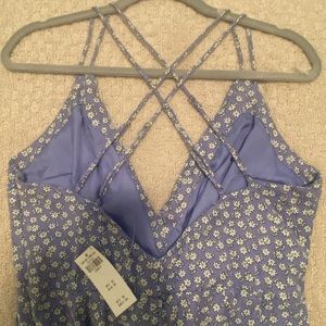 Low back cropped jumpsuit